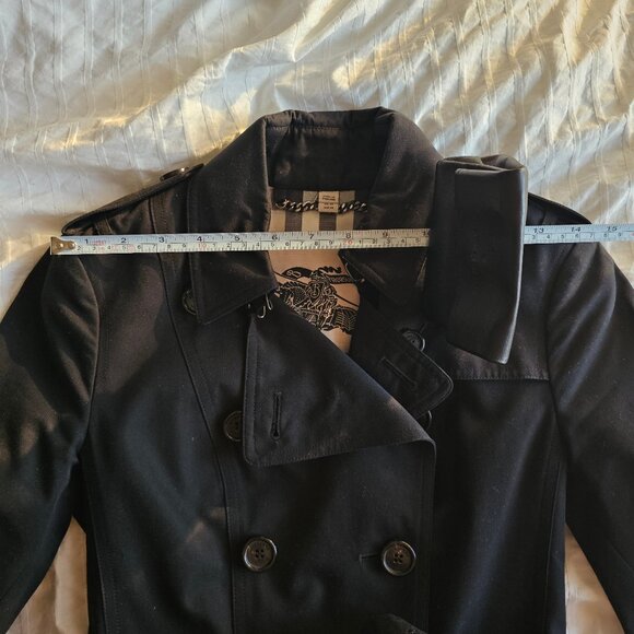 Burberry London Sandringham Trench Coat Long Length - Black - UK2/US0/ITA34/GER3 - Picture 13 of 16